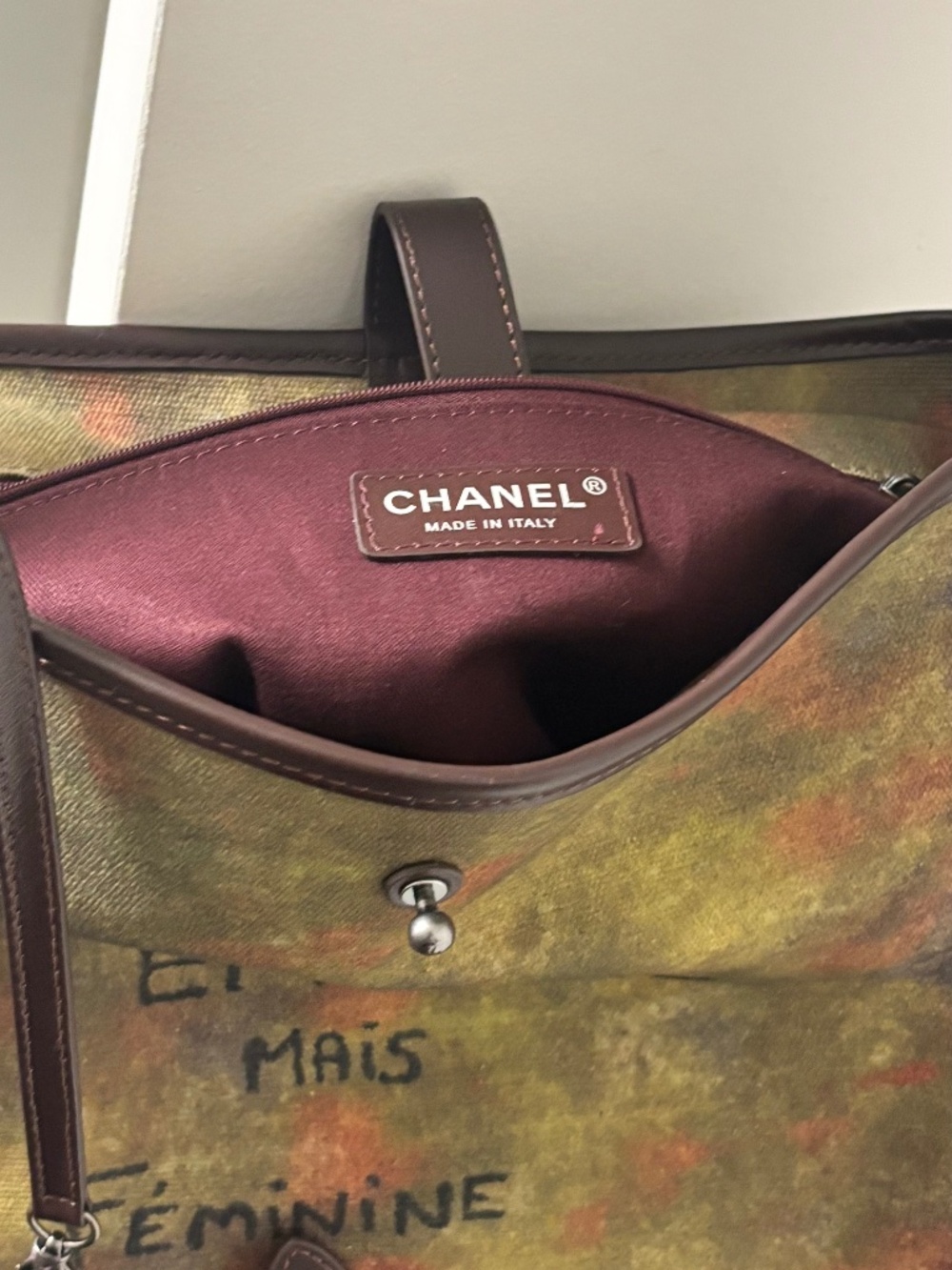 2015 Chanel Graffiti Satchel